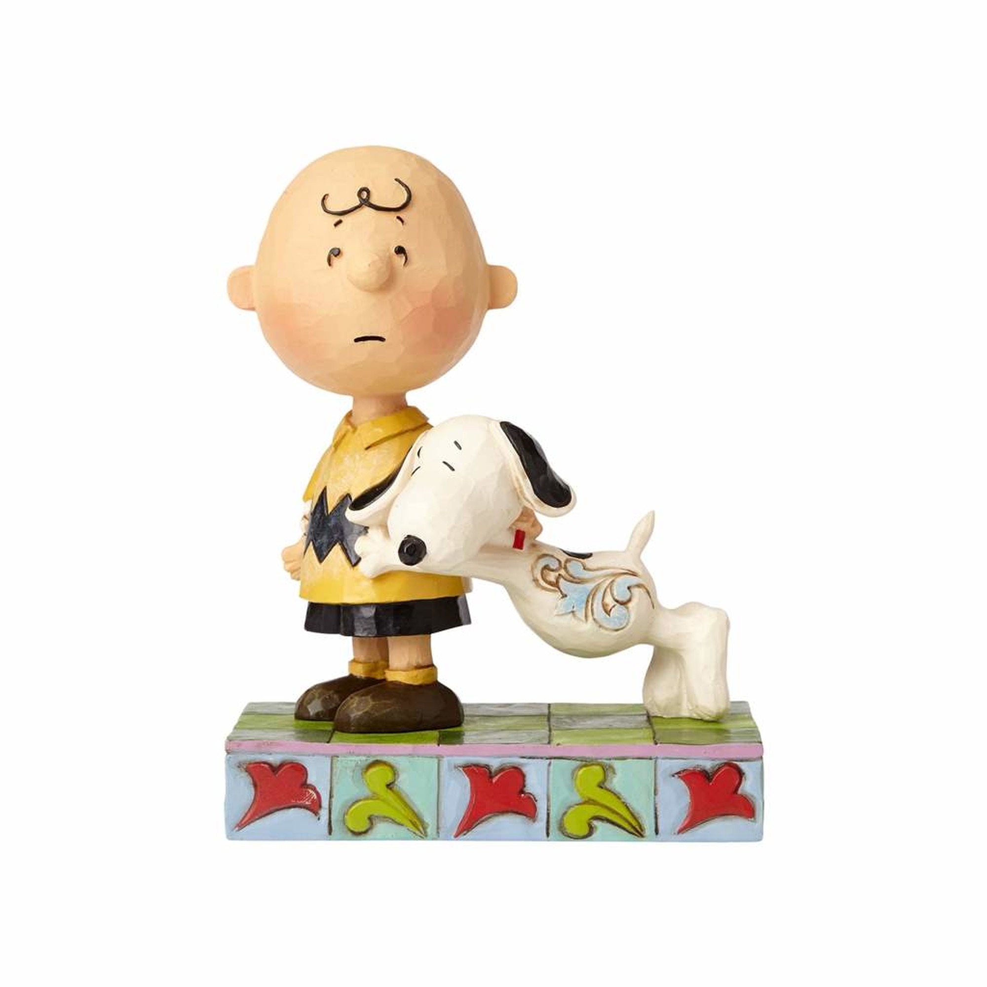 Snoopy with Charlie Brown "Don't Leave"