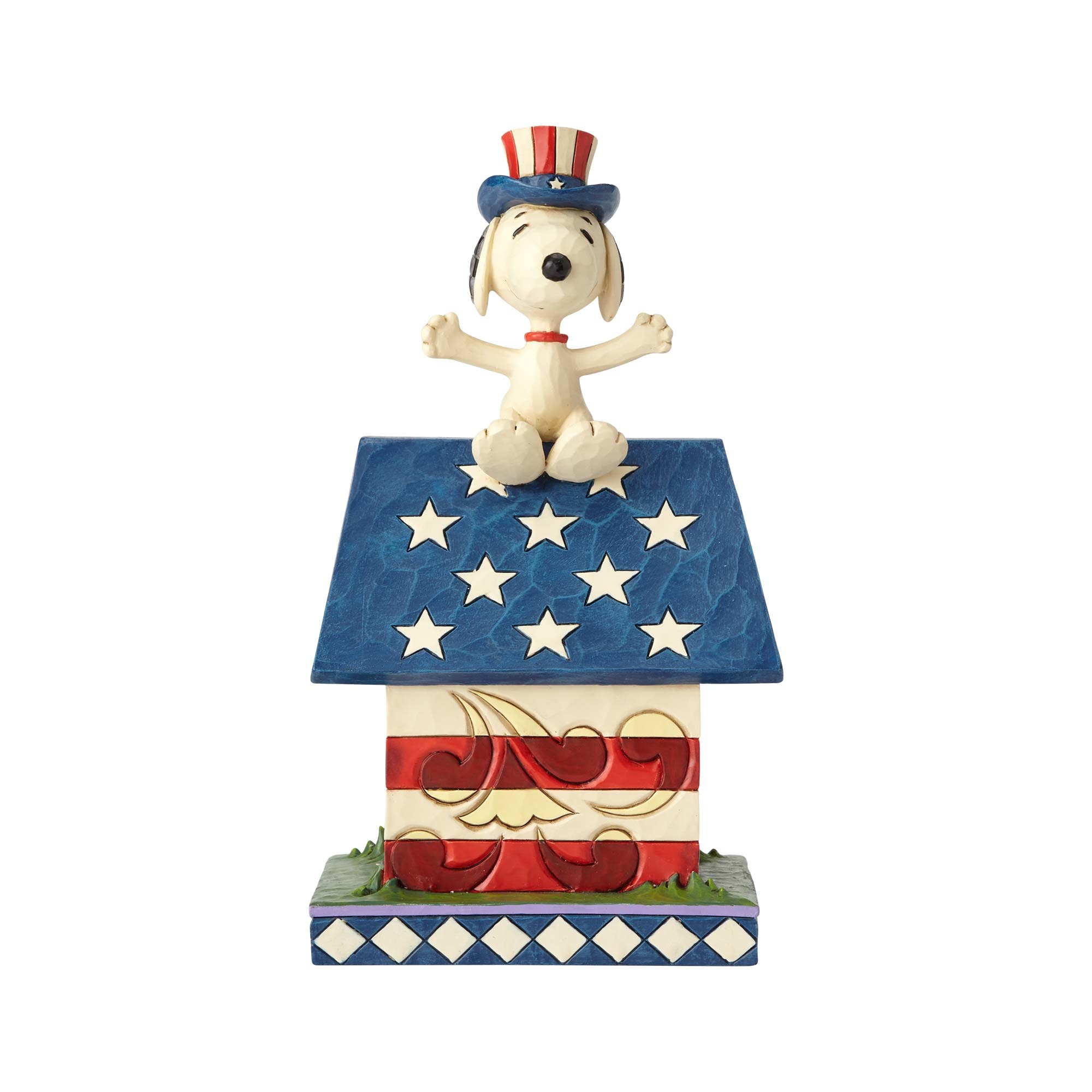 Snoopy Patriotic Dog House 