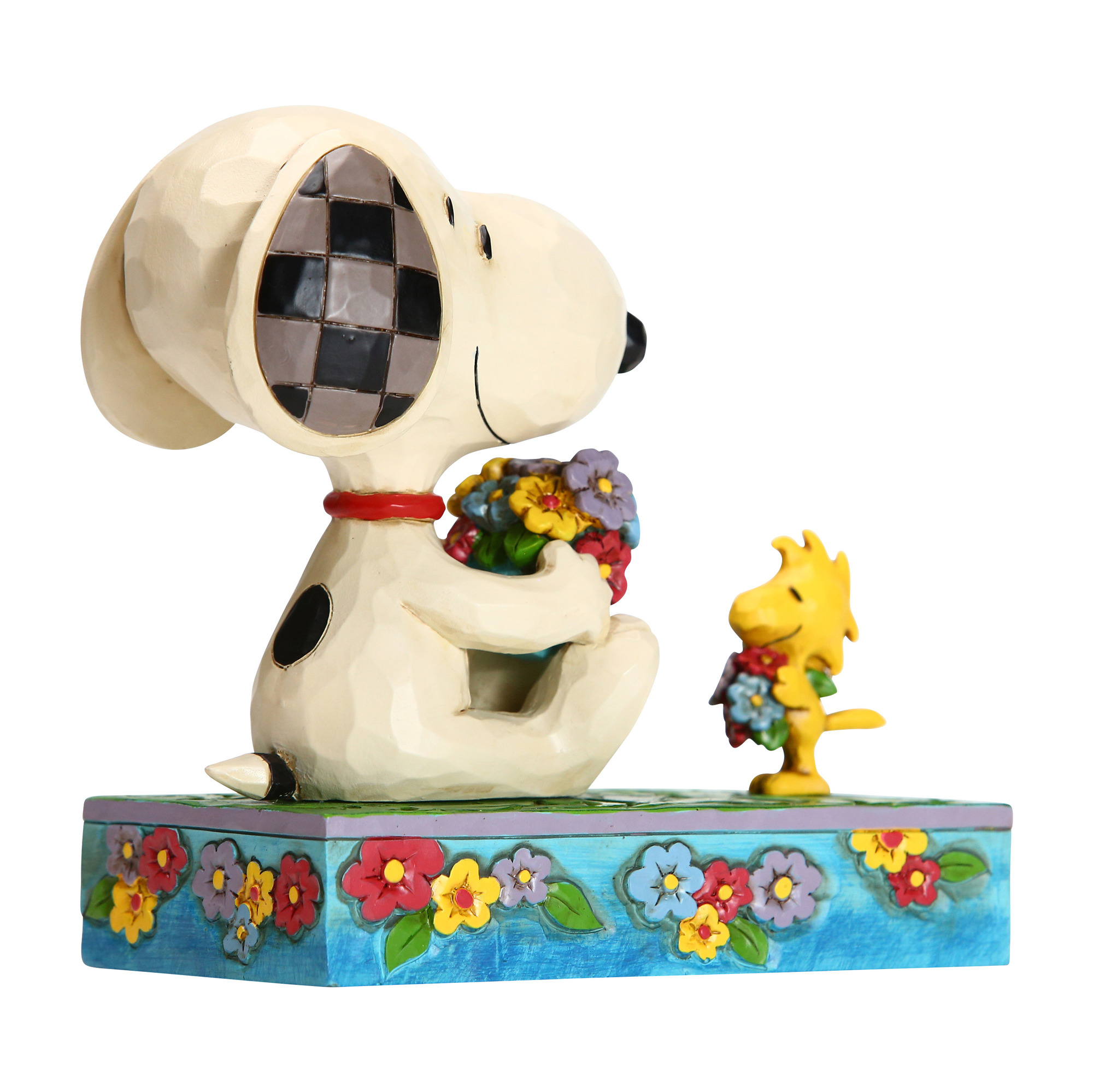 Snoopy/Woodstock with Flowers
