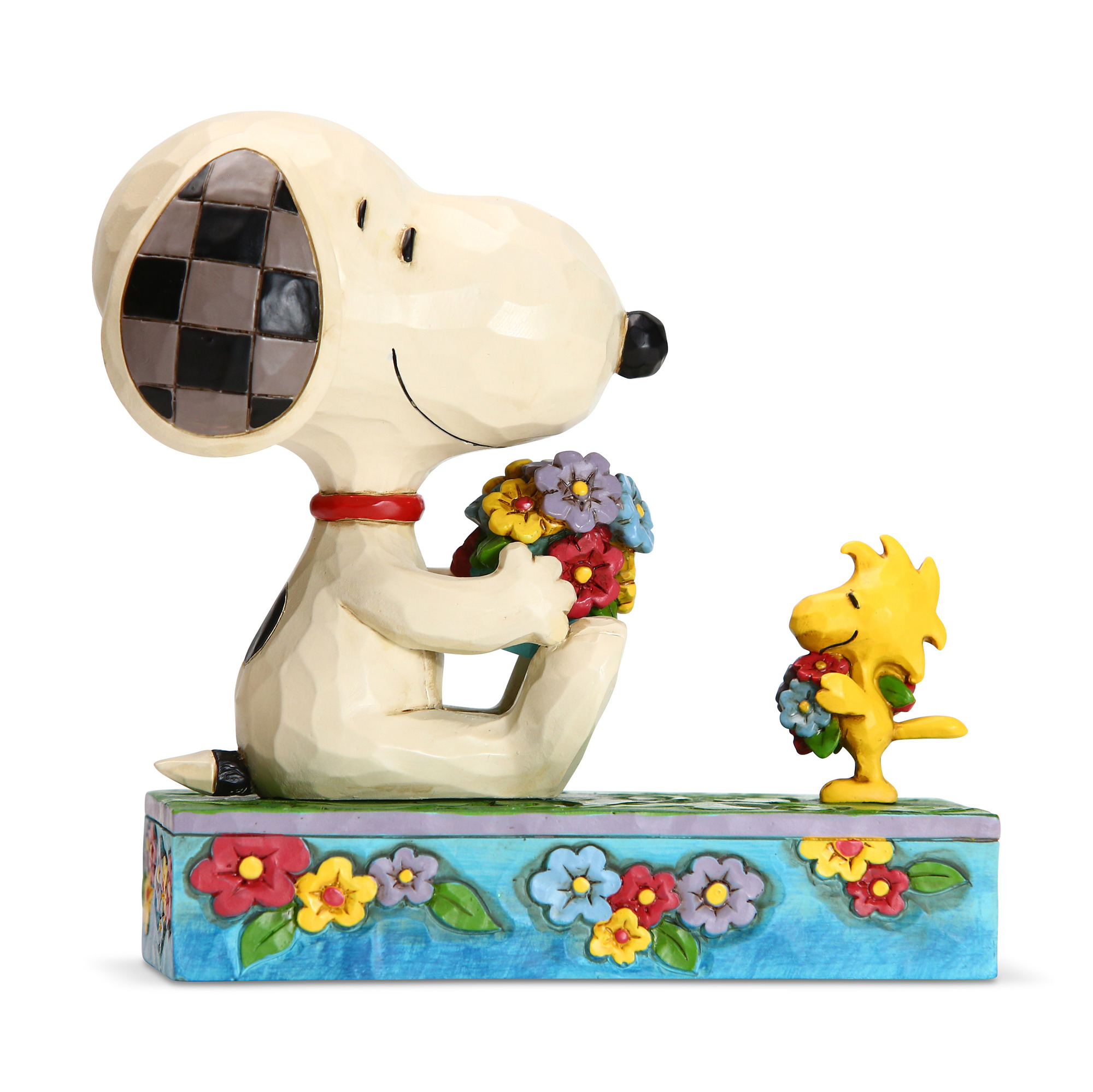 Snoopy/Woodstock with Flowers