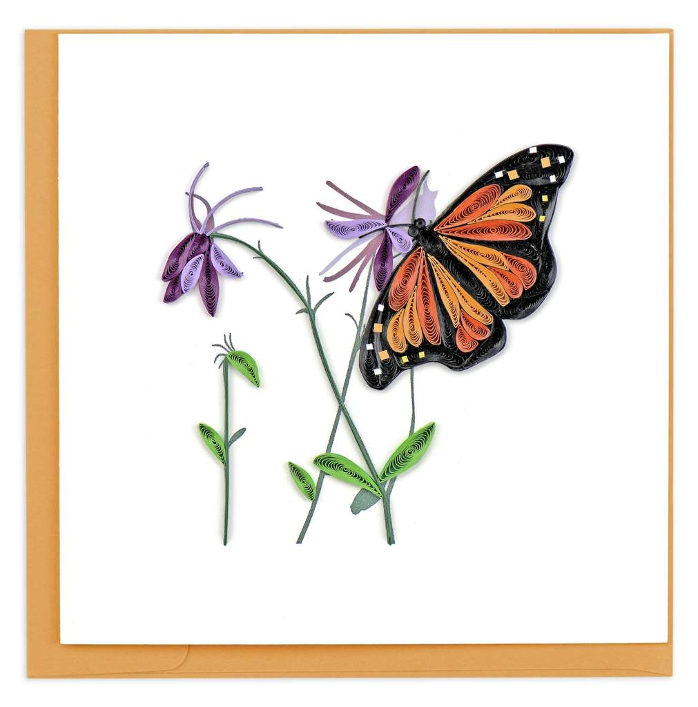 Quilled Monarch Butterfly Card