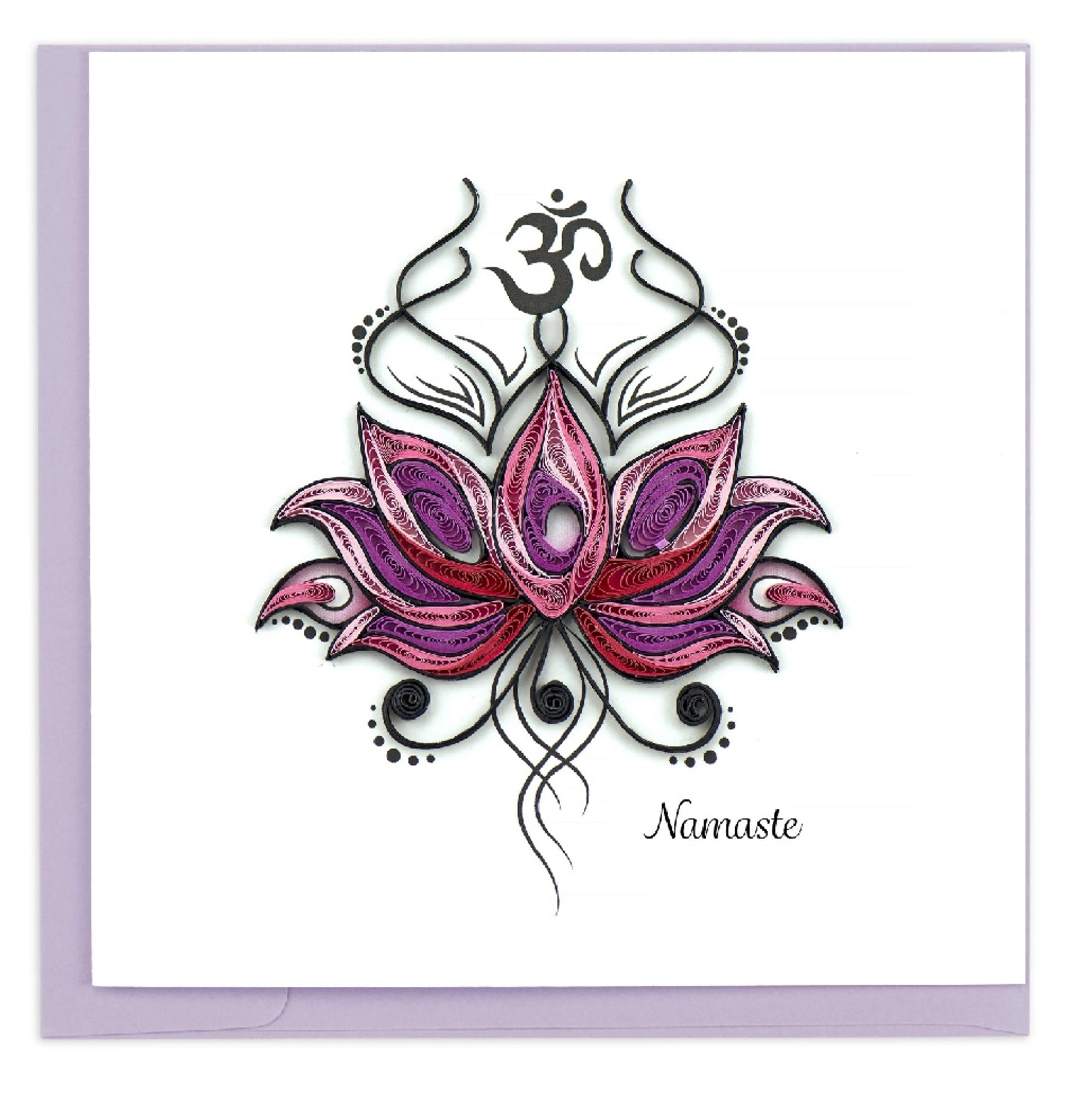 Quilled Namaste Greeting Card