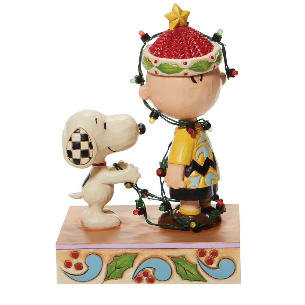 Charlie Brown Tangled Lights