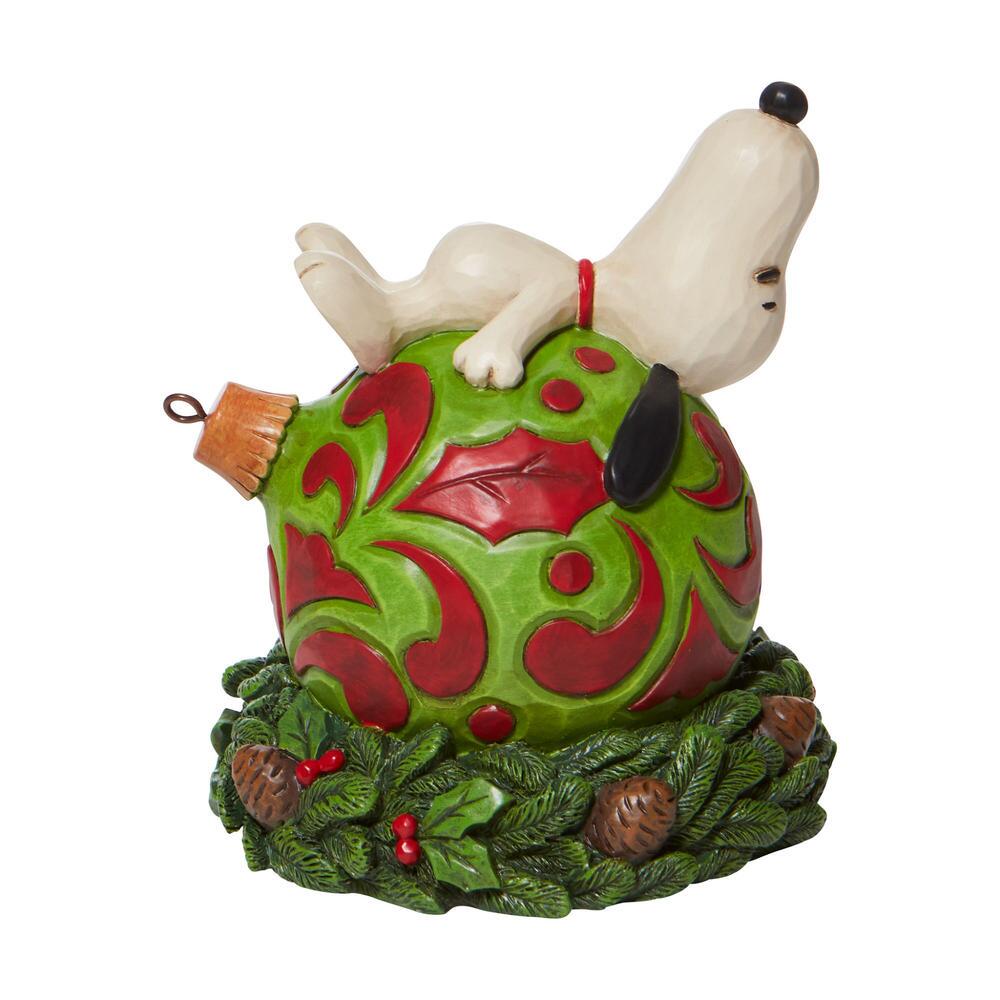 Snoopy Laying on a Ornament