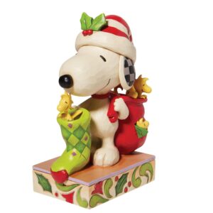 Snoopy w/ Stocking and Woodstock